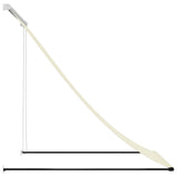Retractable Awning Cream 100x150 cm Fabric and Steel 368757