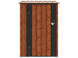 Garden Sheds Brown 103 x 86 x 200 cm Metal 42011296