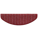 Self-adhesive Stair Mats 15 pcs Red 65 x 21 x 4 cm 42011446