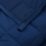 Weighted Blanket Blue 138x200 cm Single 6 kg Fabric 350790