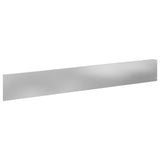 Lawn Edging 20 pcs 100 x 15 cm Steel Silver 8008825