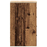 Garage Storage Cabinet Old Wood 30x51x85 cm Solid Wood Pine 860587