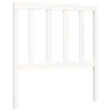 Bed Frame without Mattress White 100x200 cm Solid Wood Pine 3193847