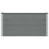 Garden Raised Bed Grey 150 x 30 x 72 cm 42039021