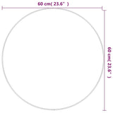 Wall Mirror Gold 60 cm Round 348182