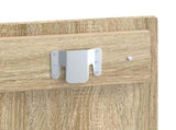 Wall-Mounted Headboard HOORN Sonoma Oak Engineered Wood 897417