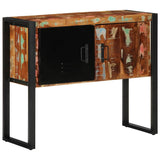 Console Cabinet Multicolour 90x35x75 cm Solid Wood Reclaimed 4013572