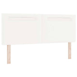 LED Headboard White 160 cm Faux Leather 42007306