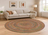 Area Rug Multicolour 240 cm Jute 42010762