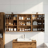 Bathroom Cabinet Set 3 pcs 100 x 10.5 x 50 cm Engineered wood 3403694