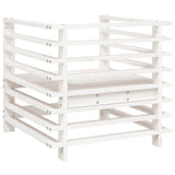 Garden Chairs 2 pcs White Solid Wood Pine 825626