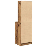 Bedside Cabinet Old Wood 39x35x125 cm Engineered Wood 861317