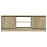 ZNTS TV Cabinet with Door Sonoma Oak 102x30x36 cm 823353
