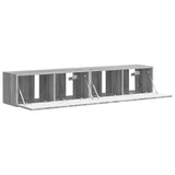 TV Wall Cabinet 2 pcs Grey Sonoma 78.5 x 31 x 29.5 cm 892222