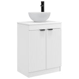 Bathroom Vanity with Sink White 54 x 35 x 83 cm Engineered Wood 890138