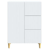 Sideboard with Drawer White 66 x 34.5 x 90 cm Engineered Wood 894625