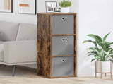 Sideboard with Drawer Smoked Oak 35 x 32 x 99.5 cm 8000568