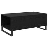 Coffee Table Black Oak 90 x 50 x 36.5 cm Engineered Wood 881680