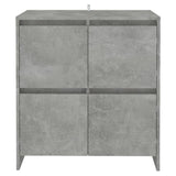 Sideboards 2 pcs Concrete Grey 70x41x75 cm Engineered Wood 3098092