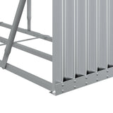 Log Holder Silver 300x45x100 cm Galvanised Steel 364596