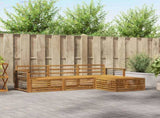 Outdoor Sofa Set Natural 249.5 x 162.5 x 73 cm 3373269