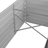 45729 Garden Raised Bed Anthracite 320x80x45 cm Galvanised Steel