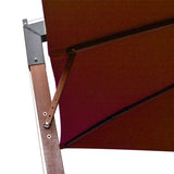 Hanging Garden Parasol with Pole Terracotta 3x3 m Solid Fir Wood 313777