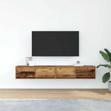 TV Cabinets 2 pcs Old Wood 80x31x25.5 cm Engineered Wood 861523