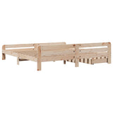 Bed frame without Mattress 200x200 cm Solid Wood Pine 3309026