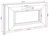 Basement Window Internal Colour White RISOR 50 x 40 cm 42047783