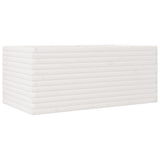 Garden Planter White 110x60x45.5 cm Solid Wood Pine 847284
