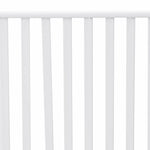 Garden Bench White 104 x 54 x 93cm Steel 42008116