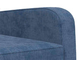 Armchair Blue Chenille 42043446