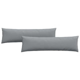 Sofa Pillows 2 pcs Light Grey 145 x 40 cm Fabric 42013825