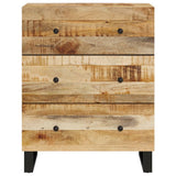 Sideboards 2 pcs 60x33x75 cm Rough Mango Wood 3143635