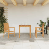 3 Piece Garden Dining Set Solid Wood Teak 3157909