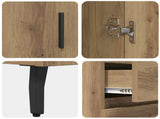 Highboard 2 pcs Artisan Oak 69.5 x 34 x 180 cm Engineered Wood 3415934