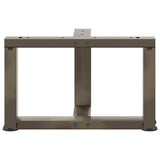 Coffee Table Legs T-Shaped 2 pcs Black 40x25x cm Steel 4013007