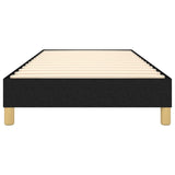 Box Spring Bed Frame Black Single Fabric 3121174