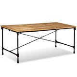 Dining Table Solid Mango Wood 180 cm 243993