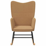 Rocking Chair Beige Sherpa Fabric 42001788