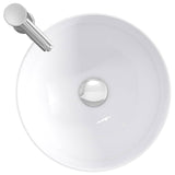 Bathroom Wash Basin Chrome 35.5 x 35.5 x 14.5 cm Metal 890244