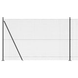Welded Wire Fence with Concrete Base 25 x 1.6 m 3352569