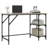 Desk Sonoma Oak 120x50x75 cm Metal and Engineered Wood 845322