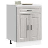 Kitchen Base Cabinet Porto Grey Sonoma Engineered Wood 853973