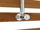 Outdoor Shower 205.5 cm Solid Acacia Wood and Stainless Steel 903118