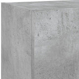 TV Cabinet with LED Lights Concrete Grey 40.5x30x90 cm 837049