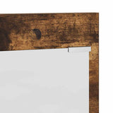 Wall-Mounted Coat Rack with Shelf Smoked Oak 90 x 10 x 50 cm 874519