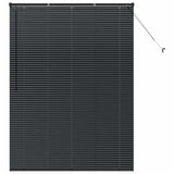 Venetian Blind Black 175 x 135 cm 25 mm Aluminium 42006154