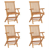 3059582 5 Piece Garden Dining Set Solid Teak Wood